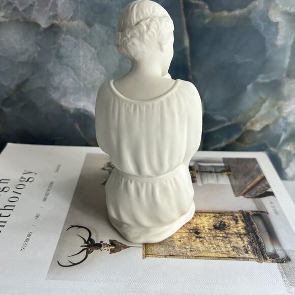 Florence P Hansen 83 Sculpture Cherished Moment Mother Baby Porcelain 7" - Picture 4 of 10